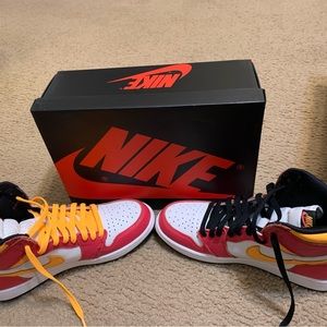 Air Jordan 1 Retro High OG Lt Fushion. Purchased from The GOAT